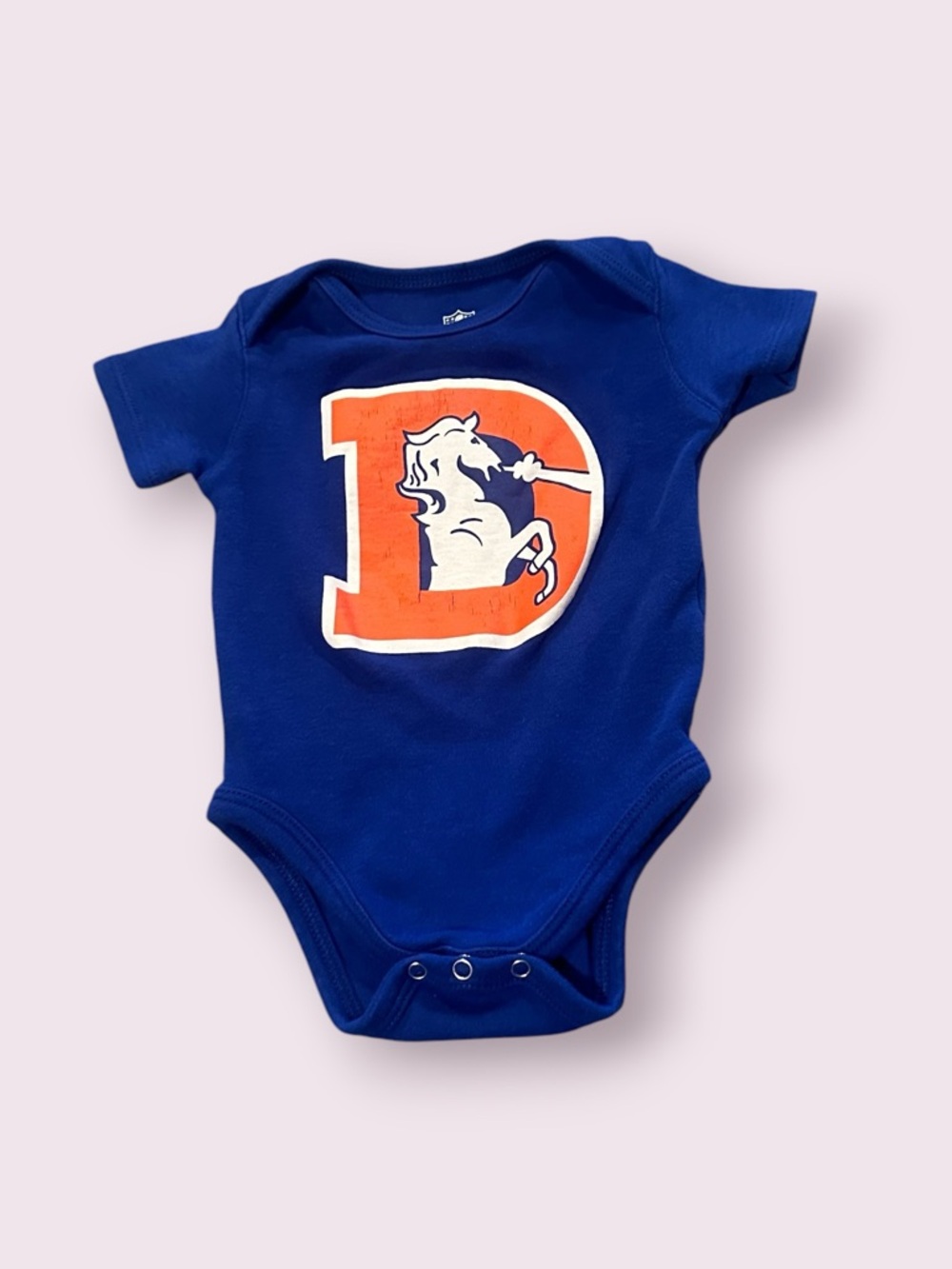 NFL Baby Denver Broncos Blue Body Suit Size 3/6 Months
